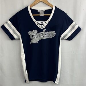 Dallas Cowboys Authentic Navy & Silver Jersey - Size Medium